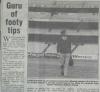 Doncaster Templestowe News article about the guru of footy tipping.